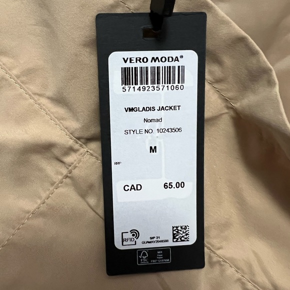 🆕 Vero Moda Women’s Drawstring Jacket - Picture 6 of 6